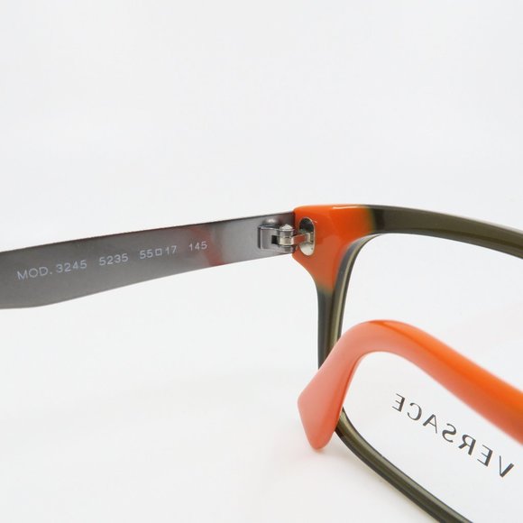 Versace MOD 3245 5235 Unisex Rectangular Olive - Picture 3 of 7